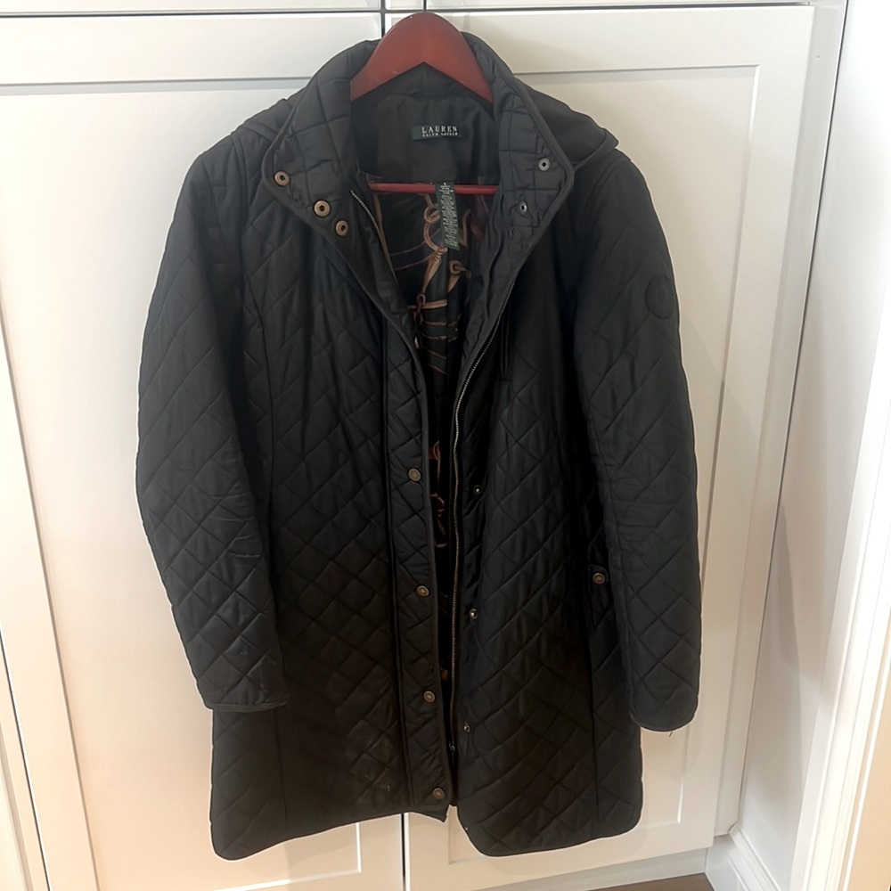 Ralph Lauren -Hooded Quilted Coat